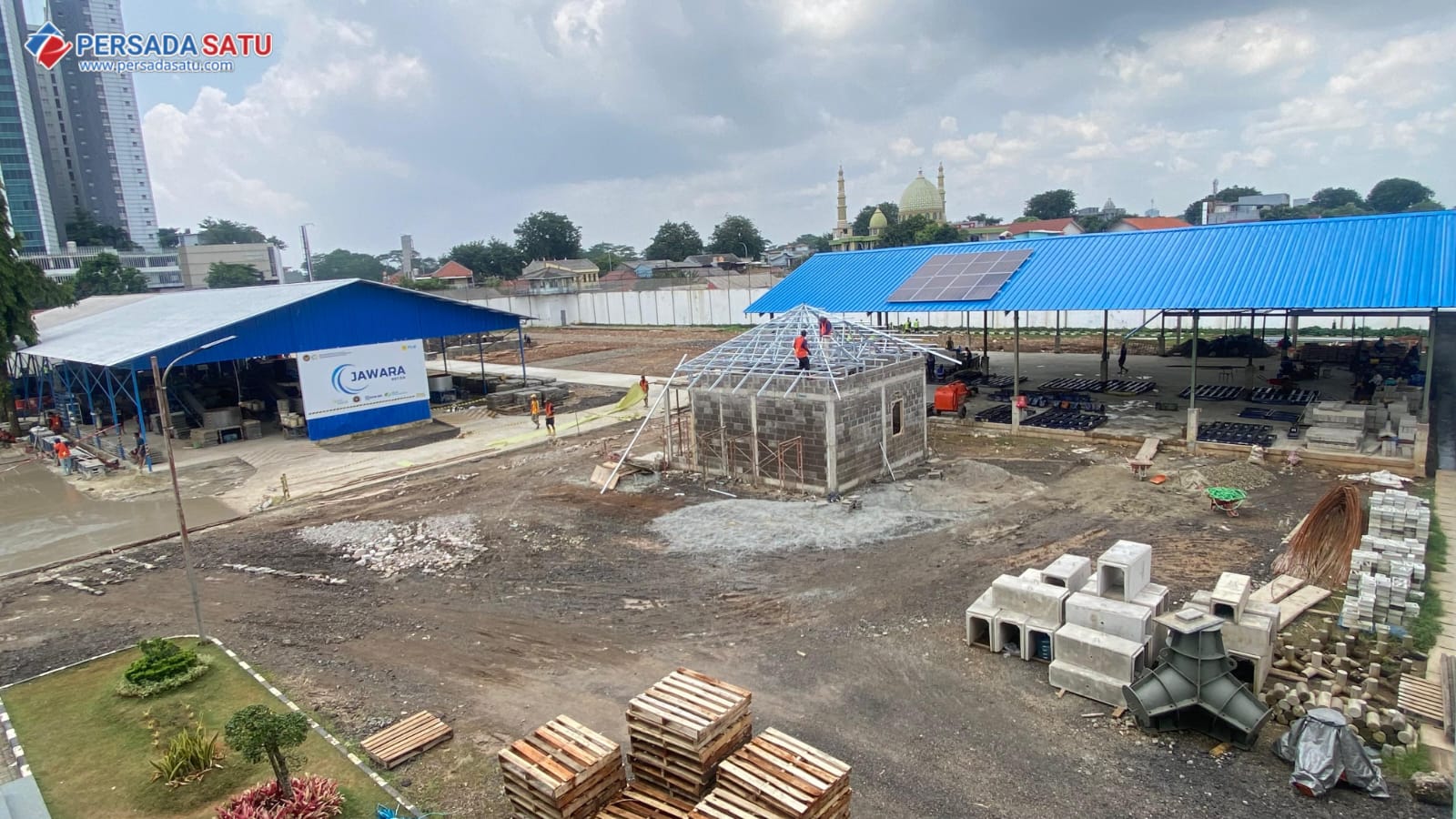 Warga Binaan Lapas Kelas I Tangerang Bangun Rumah Contoh dari Panel RISHAM