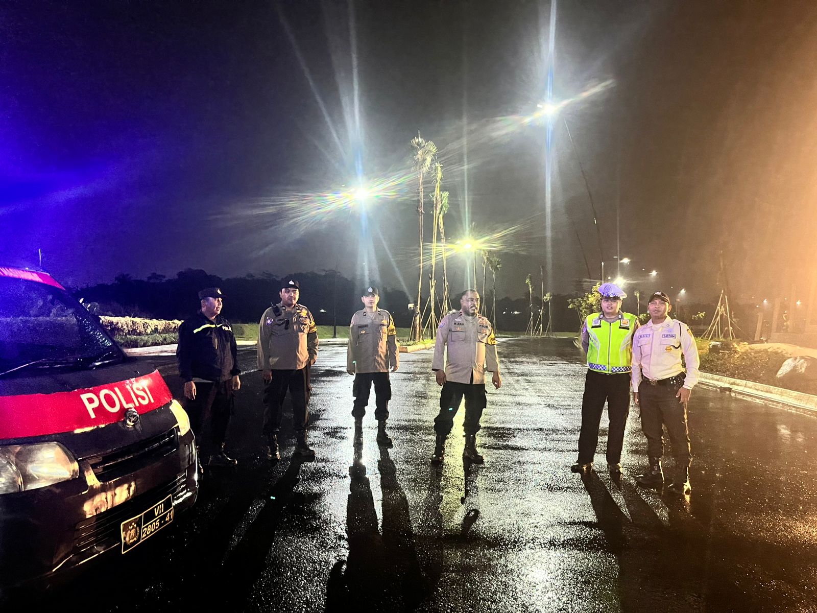 Patroli Cipkon KRYD Dini Hari, Polsek Pagedangan Antisipasi Tawuran dan Kejahatan Jalanan