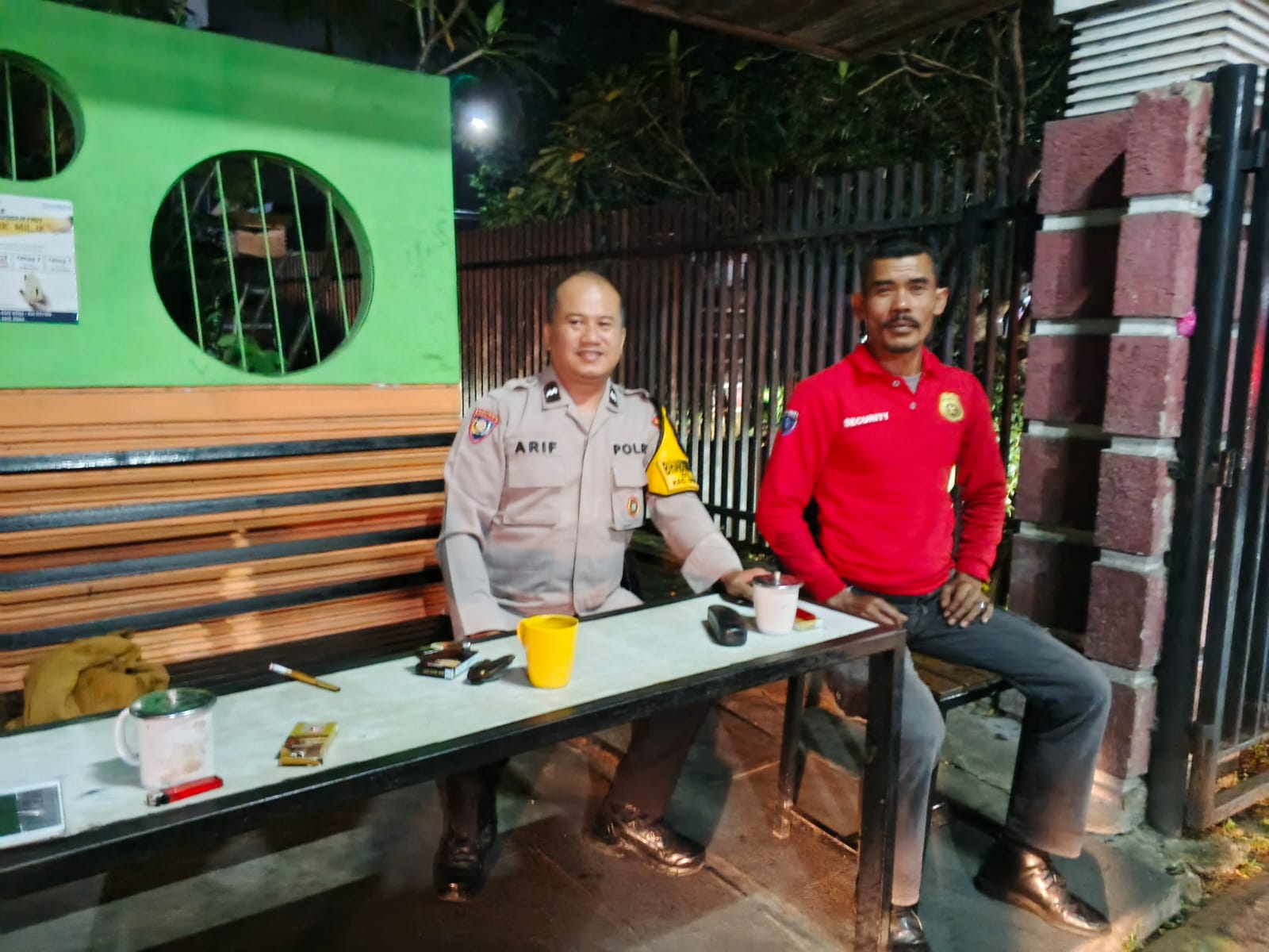 Cooling System, Bhabinkamtibmas Pakujaya Ajak Warga Graha Raya Jaga Kamtibmas