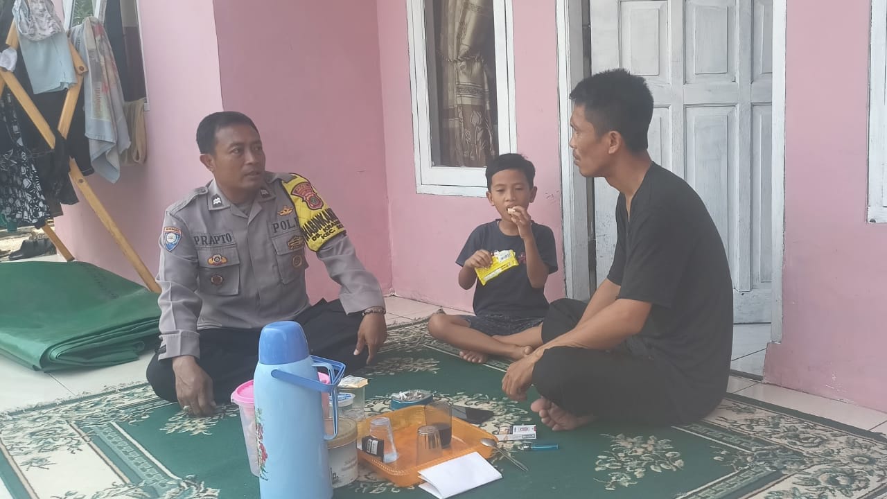 Bhabinkamtibmas Kranggan Intensifkan Sambang dan Berikan Himbauan Kamtibmas