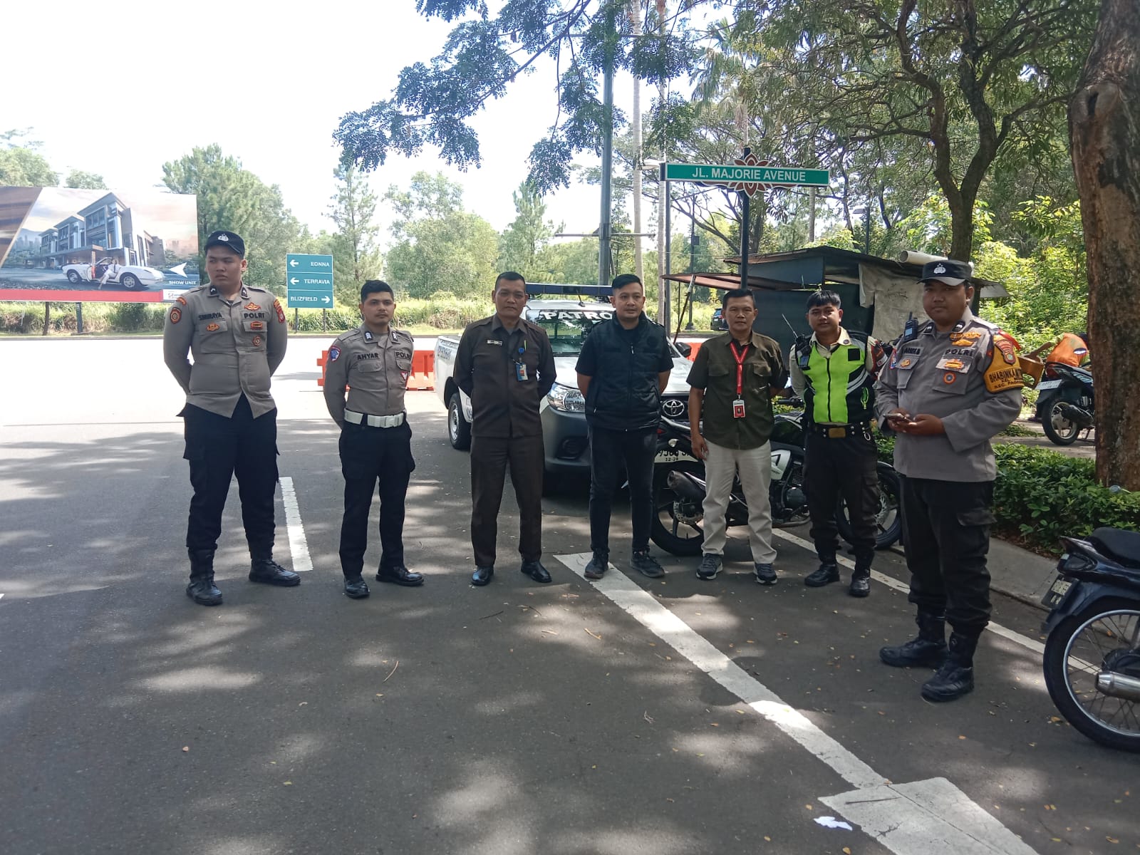 Patroli KRYD dan Strong Point Polsek Pagedangan, Ciptakan Rasa Aman di Sejumlah Titik Rawan