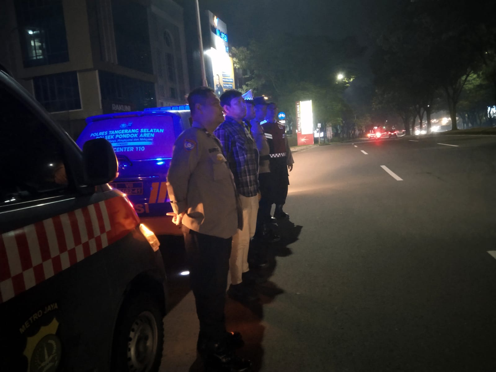 Patroli Dini Hari Polsek Pondok Aren, Cipta Kondisi Aman dan Kondusif di Titik Rawan
