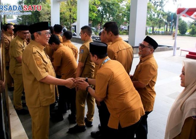 Pemkot Tangsel Gelar Apel dan Halalbihalal, Benyamin Tekankan Kebersihan dan Efisiensi Anggaran