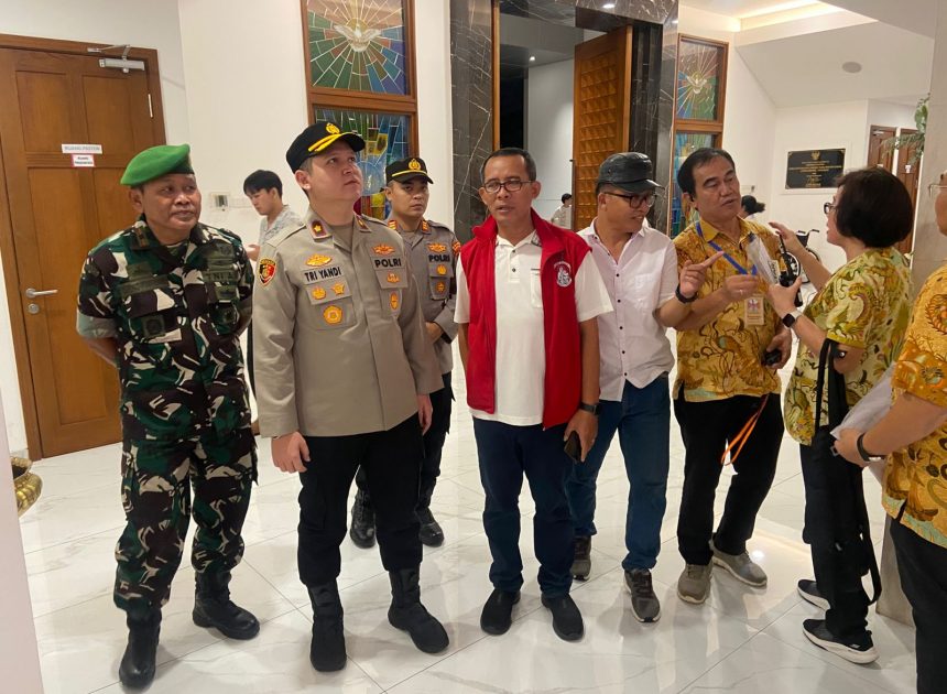 Wakapolres Tangsel Cek Kesiapan Pengamanan Ibadah Paskah di Pagedangan