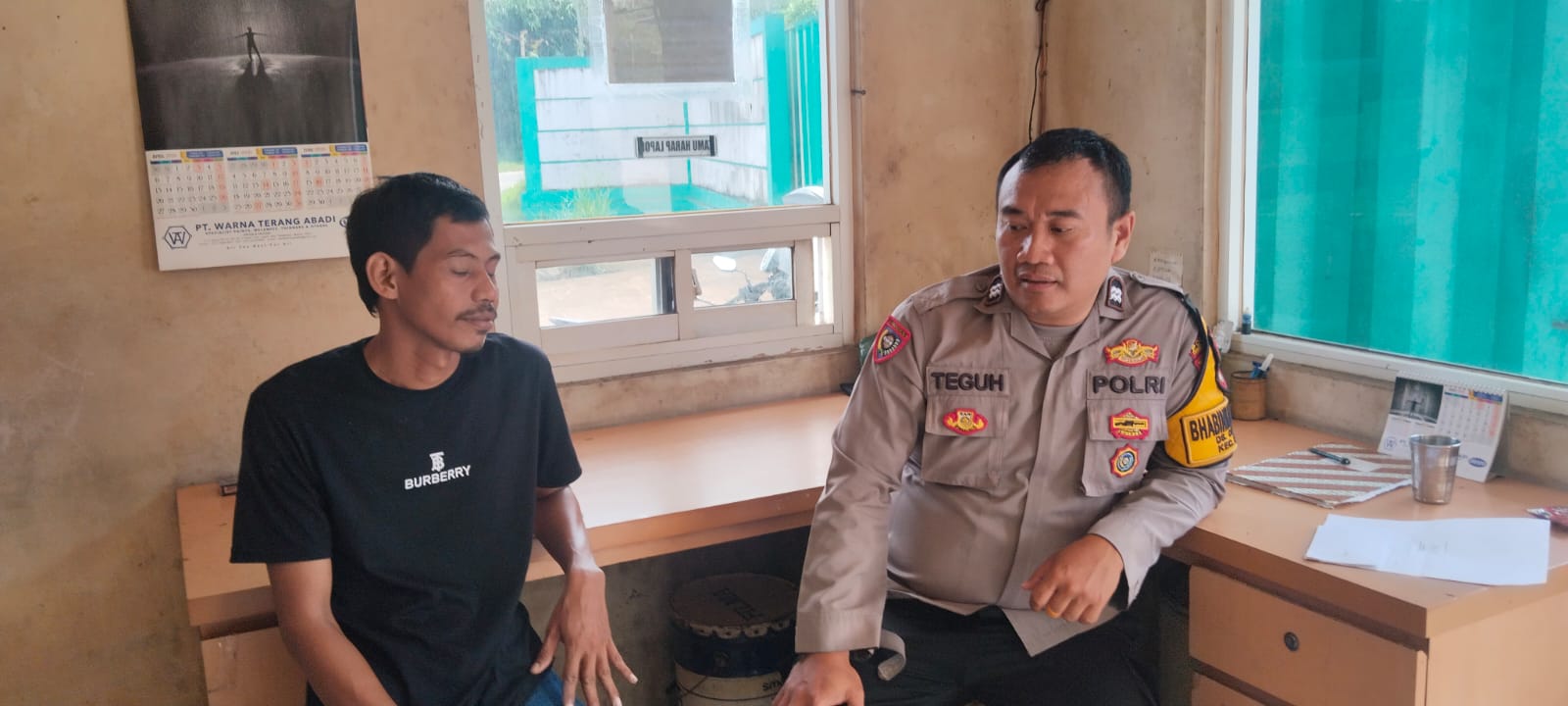 Perkuat Sinergi Kamtibmas, Bhabinkamtibmas Desa Cirarab Gencarkan Sambang dan Cooling System