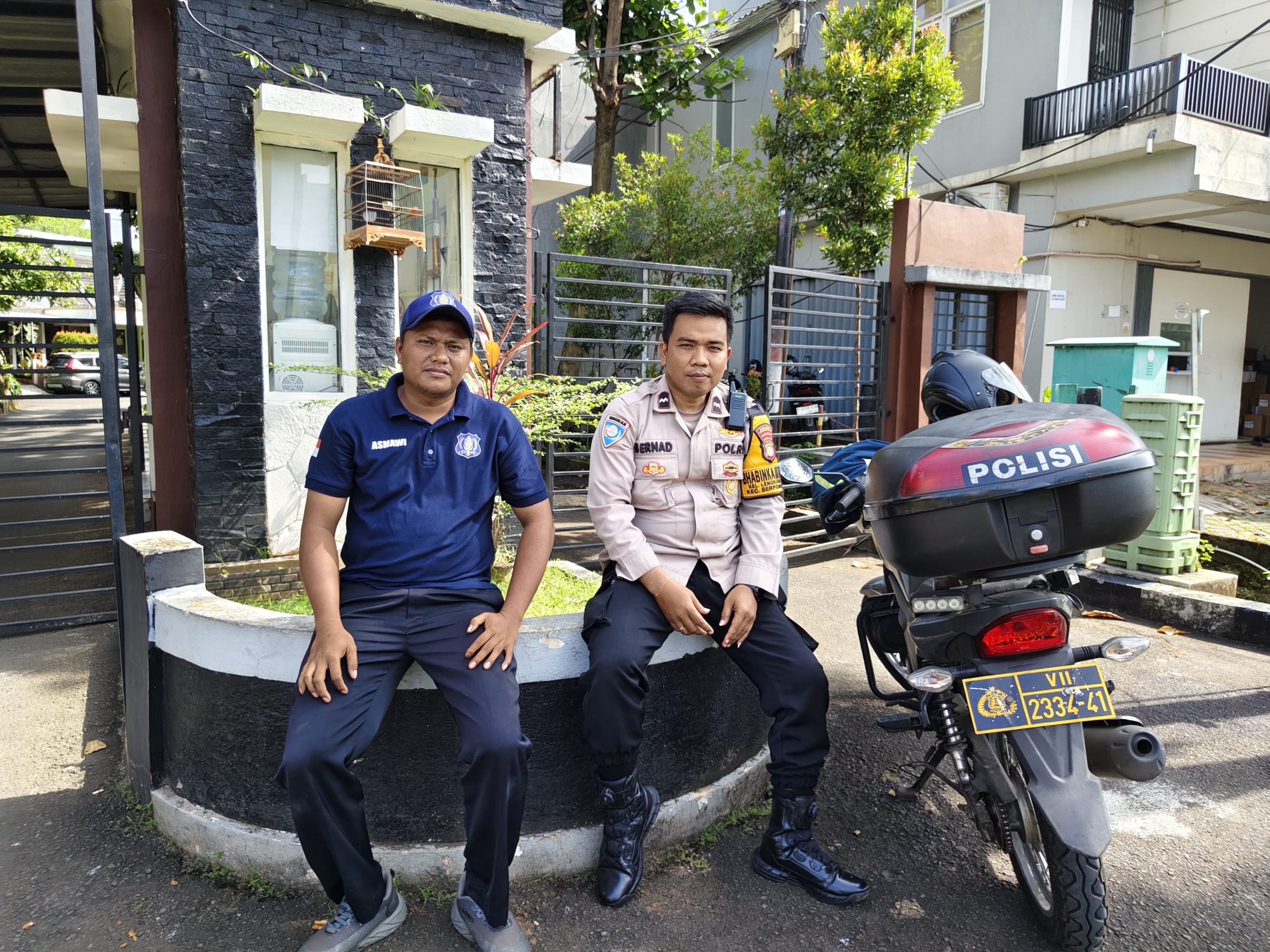 Bhabinkamtibmas Serpong: Warga Diajak Aktif Jaga Lingkungan Lewat Program Jaga Jakarta+