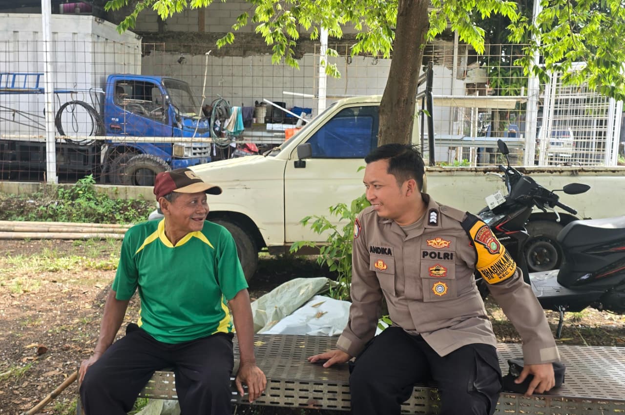 Cooling System Bhabinkamtibmas Serdang Wetan, Perkuat Sinergi Warga Jaga Kamtibmas