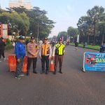Pengamanan Kegiatan Car Free Day di Kelurahan Pondok Jaya Berjalan Aman dan Kondusif