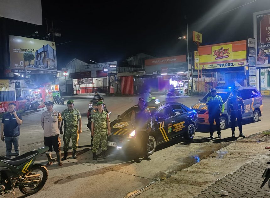 Patroli KRYD Polsek Cisauk, Wujud Nyata Jaga Keamanan Malam Hari dan Cegah Gangguan Kamtibmas