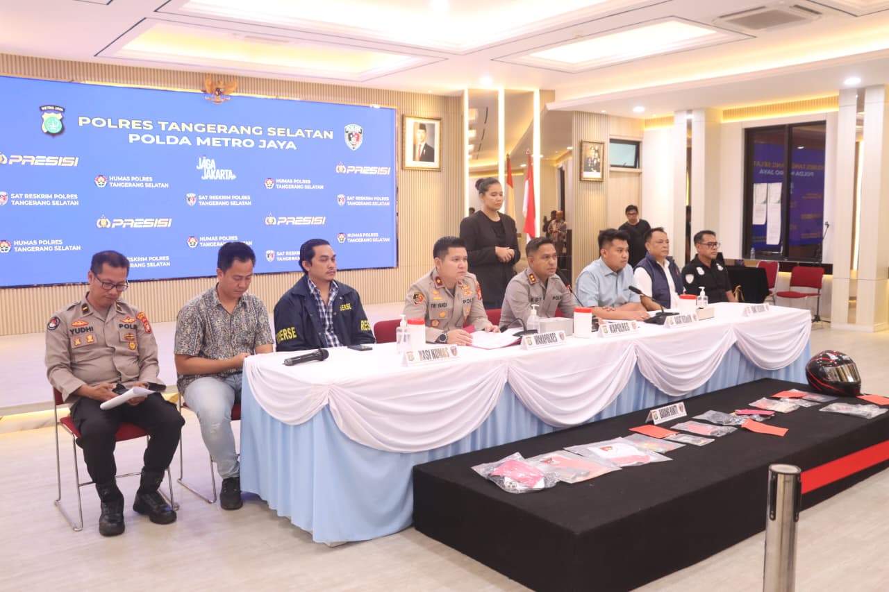 Polres Tangerang Selatan Bentuk Satgas, 10 Pelaku Curanmor Berhasil Diamankan