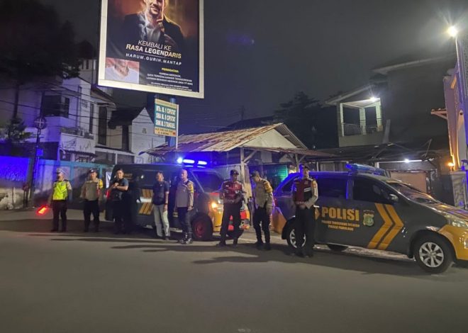 Patroli Cipkon KRYD Polsek Pamulang Intensif, Wujud Nyata Jaga Keamanan Wilayah di Malam Hari