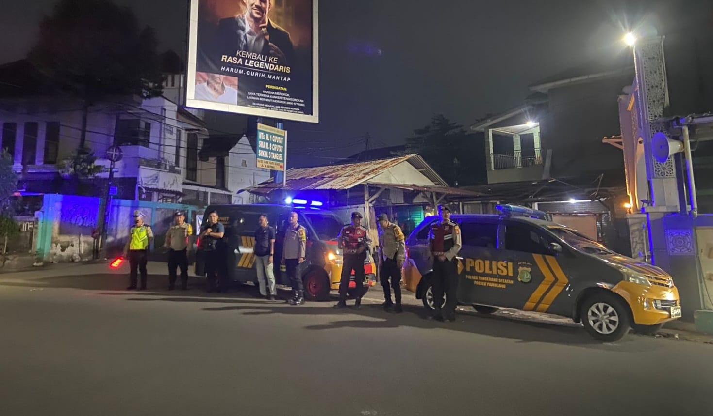 Patroli Cipkon KRYD Polsek Pamulang Intensif, Wujud Nyata Jaga Keamanan Wilayah di Malam Hari