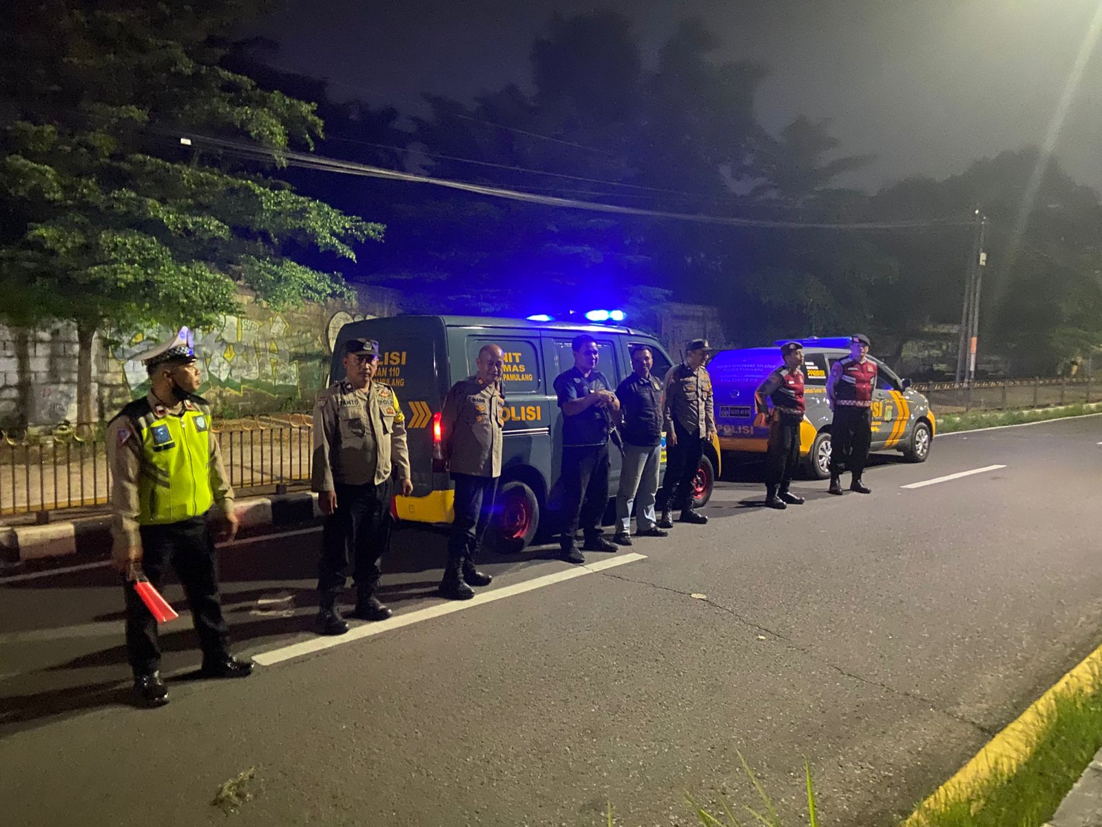 Patroli Cipkon KRYD Polsek Pamulang Intensif, Wujud Nyata Jaga Keamanan Wilayah di Malam Hari