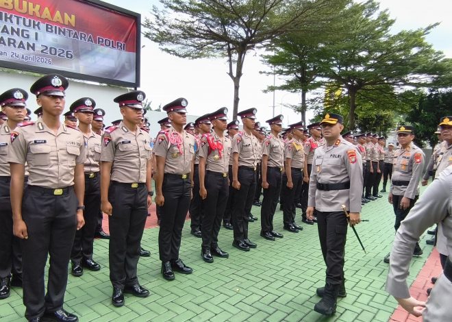 148 Siswa Diktuk Bintara Polri Gelombang I TA 2026 Jalani Latja di Polres Tangsel