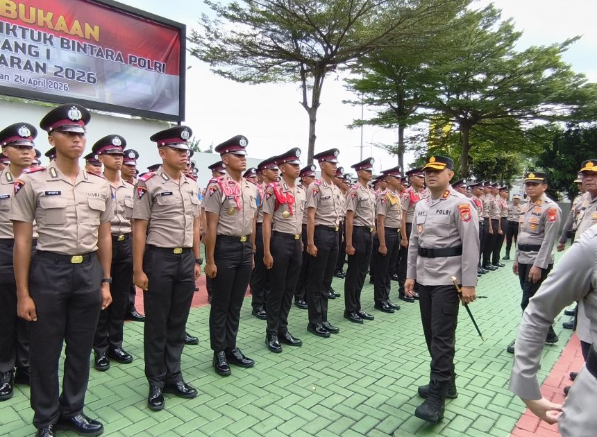 148 Siswa Diktuk Bintara Polri Gelombang I TA 2026 Jalani Latja di Polres Tangsel