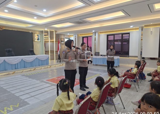 Polisi Sahabat Anak, Sat Lantas Tangsel Kenalkan Tertib Lalu Lintas Sejak Dini