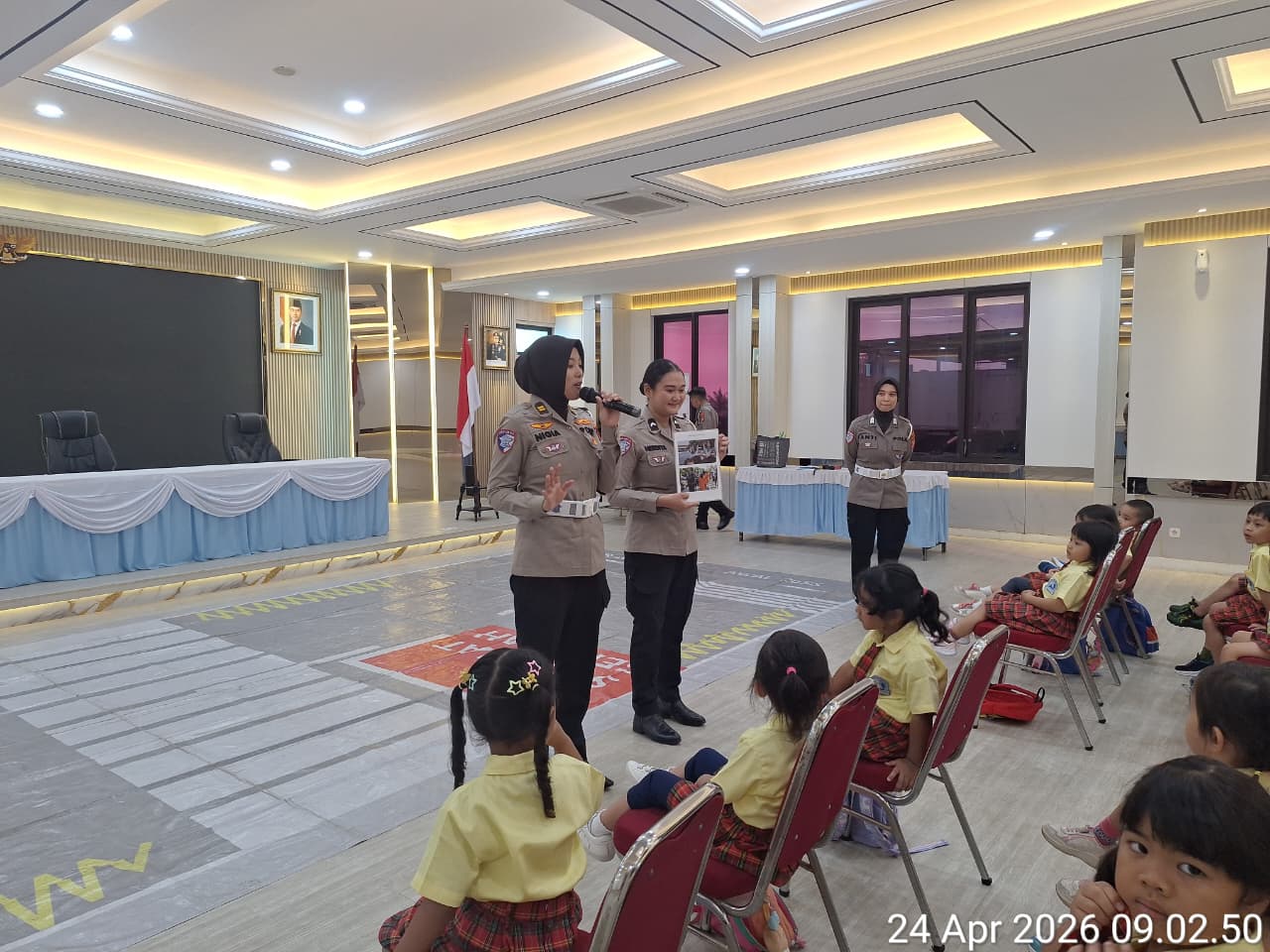 Polisi Sahabat Anak, Sat Lantas Tangsel Kenalkan Tertib Lalu Lintas Sejak Dini