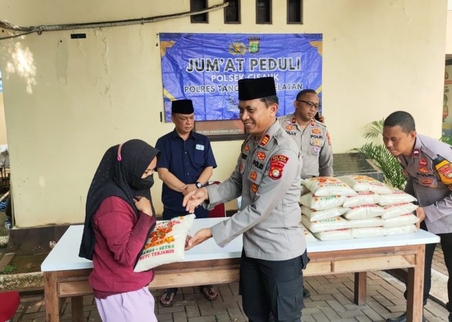 Gelar Jumat Berbagi, Polsek Cisauk Perkuat Silaturahmi dan Serap Aspirasi Warga