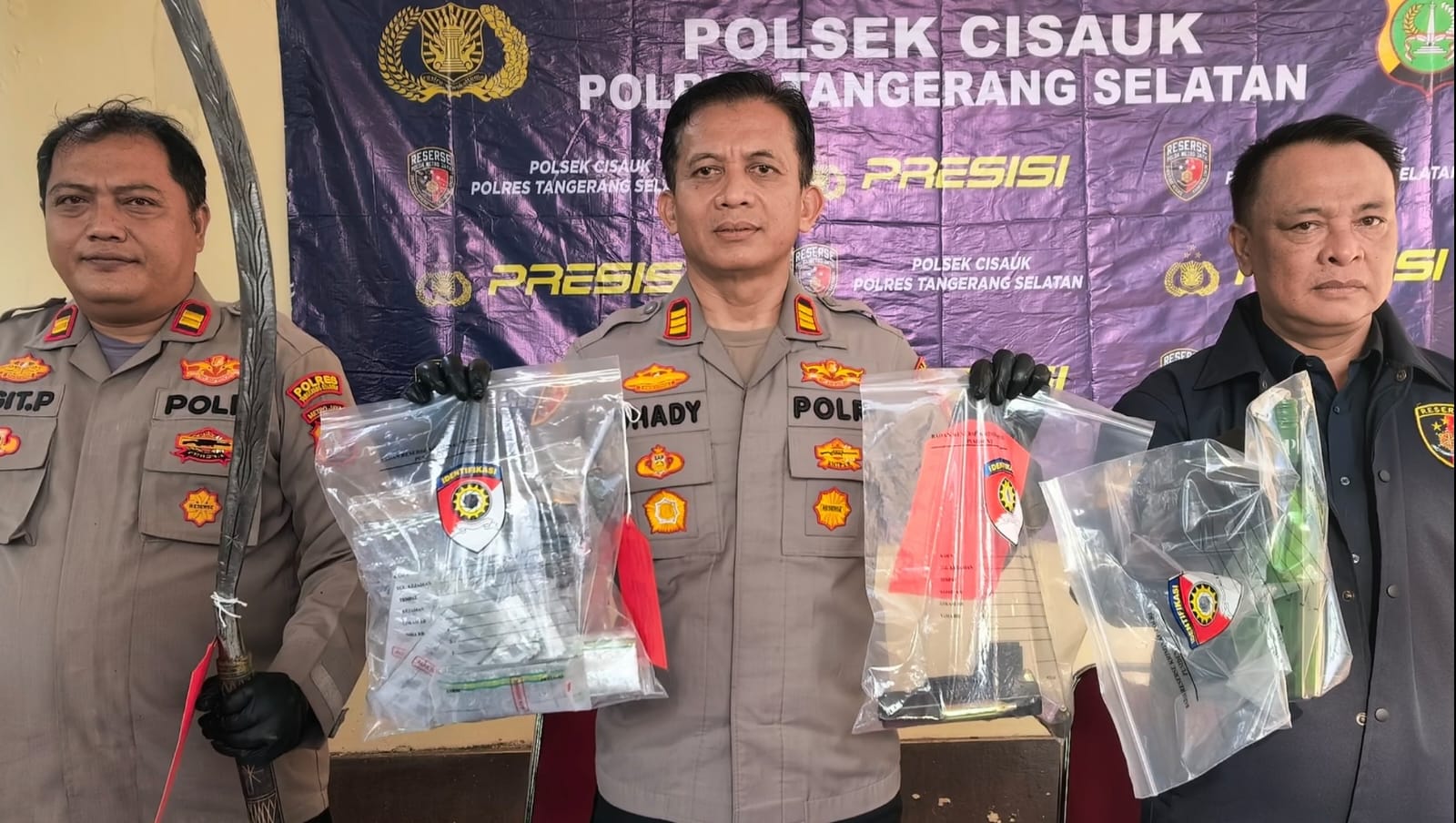 Polsek Cisauk Ungkap Peredaran Obat Tanpa Izin, Dua Pelaku Diamankan di Setu