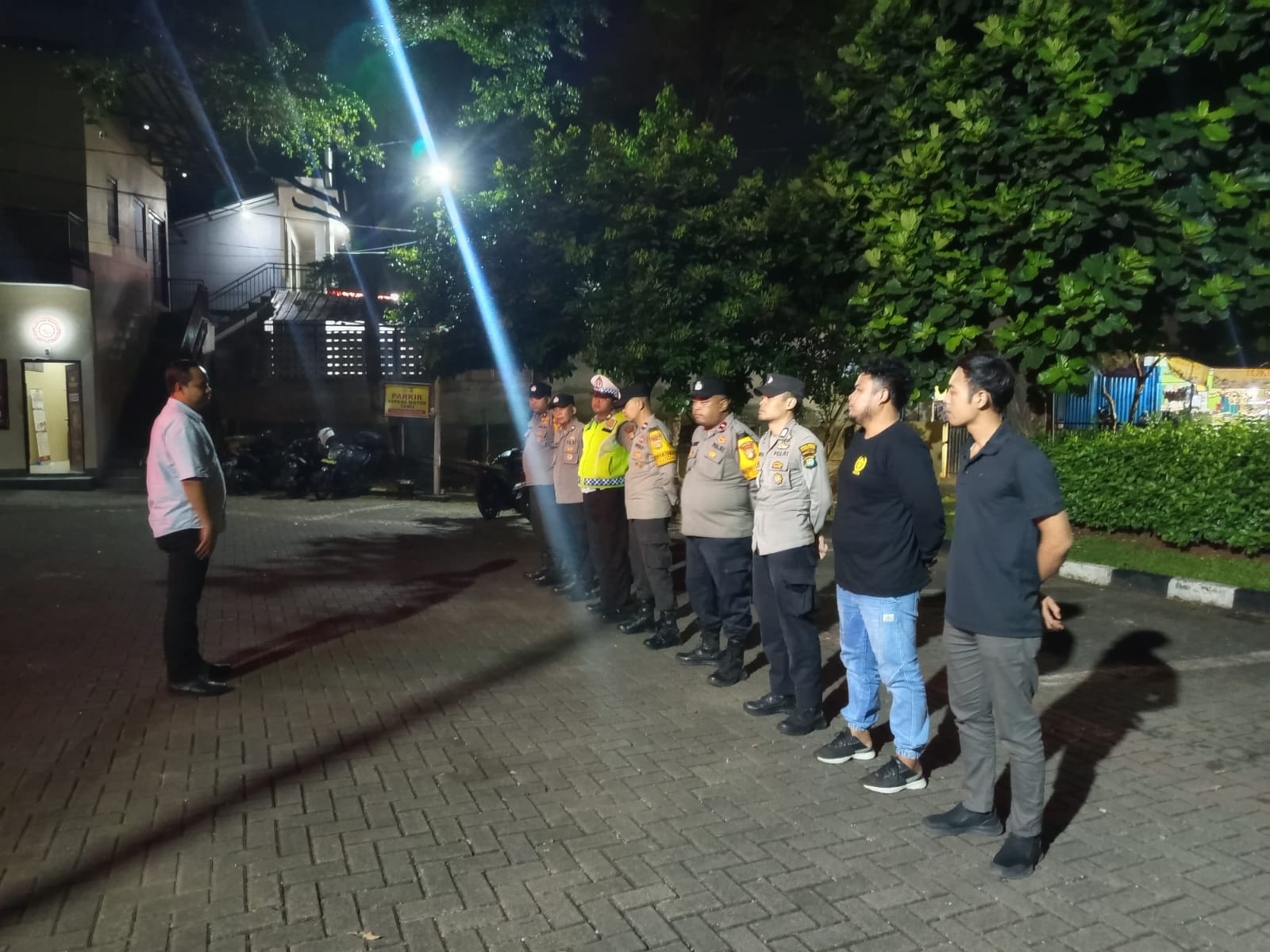 Polsek Pagedangan Gelar Patroli Cipta Kondisi, Antisipasi Gangguan Kamtibmas di Sejumlah Titik Rawan