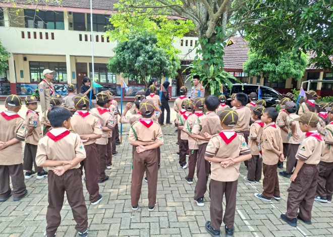 CETAR Sejak Dini! Kapolsek Cisauk Tanamkan Nilai Anti Tawuran dan Bullying di SDN Cicayur 1