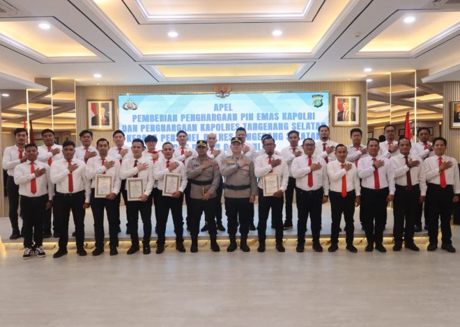 Ungkap Kasus hingga Aksi Heroik, 48 Personel Raih Penghargaan Dari Kapolres Tangsel
