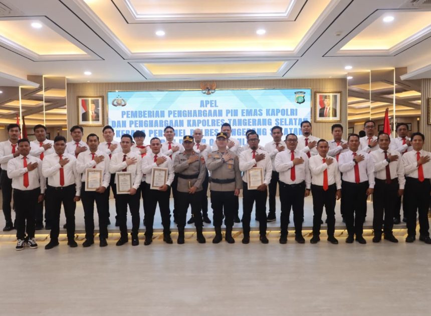 Ungkap Kasus hingga Aksi Heroik, 48 Personel Raih Penghargaan Dari Kapolres Tangsel