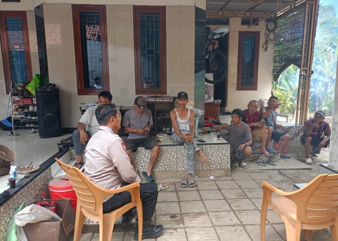 Cooling System dan DDS Bhabinkamtibmas, Warga Karang Tengah Diajak Jaga Kondusifitas Lingkungan