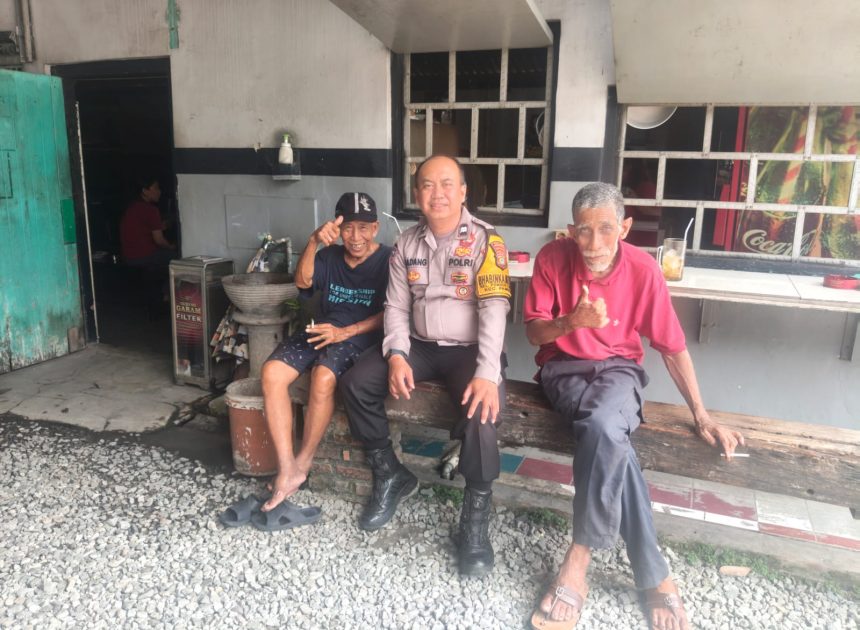 Perkuat Keamanan Lingkungan Warga, Bhabinkamtibmas Pondok Cabe Udik Sambang DDS dan Cooling System