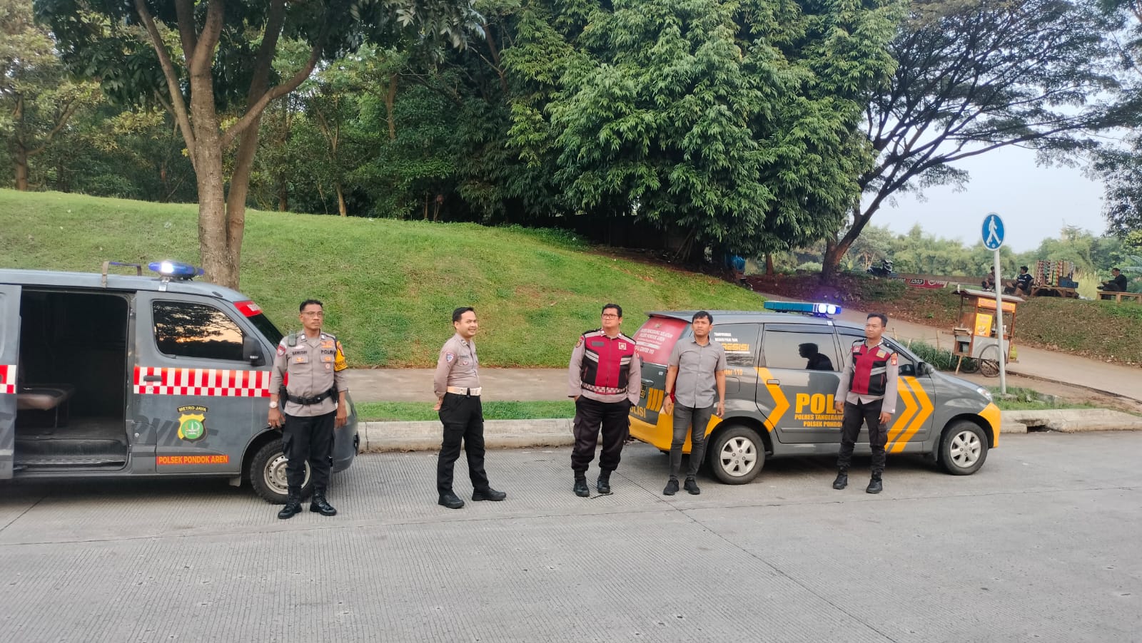 Giat Patroli Skala Sedang di Wilkum Polsek Pondok Aren
