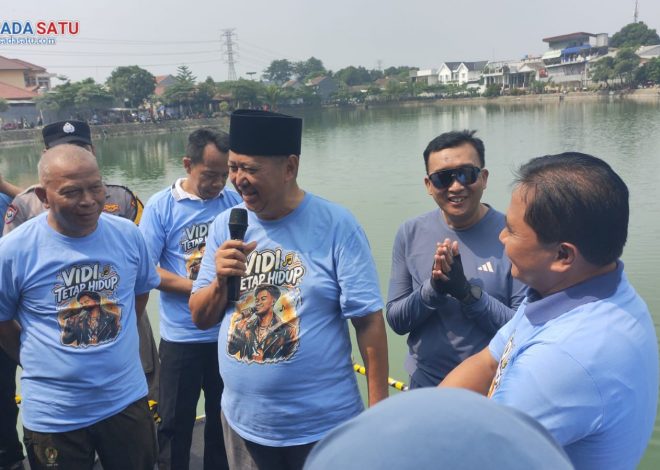 Gebyar Kebaikan di Situ Bungur Ciputat Timur, 500 Kg Ikan Ditebar untuk Lomba Mancing dan Pelestarian Lingkungan