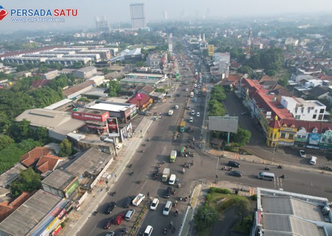 Dishub Tangsel & DSDABMBK Bergerak Atasi Penyempitan Jalan di Depan SPBU BP-AKR
