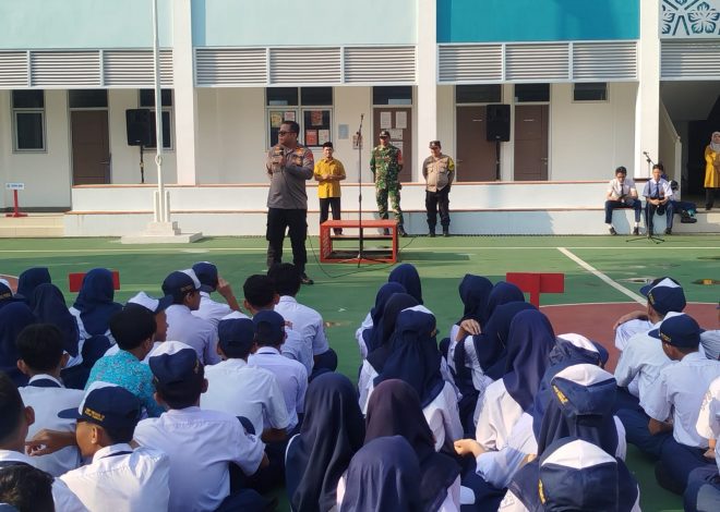Sat Binmas Polres Tangsel Gencarkan Program CETAR di SMPN 18 Pamulang
