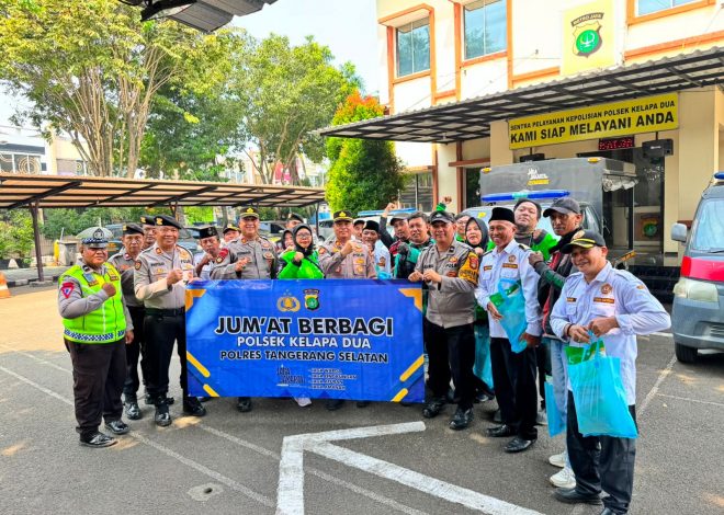 Jum’at Berbagi Polsek Kelapa Dua, Wujud Kepedulian Polri kepada Masyarakat dan Mitra Kamtibmas