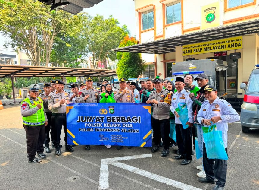 Jum’at Berbagi Polsek Kelapa Dua, Wujud Kepedulian Polri kepada Masyarakat dan Mitra Kamtibmas