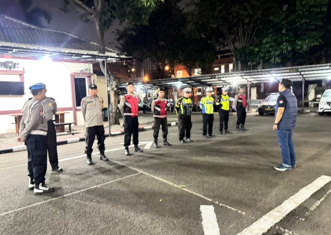 Patroli Ops Cipta Kondisi Polsek Kelapa Dua Jaga Situasi Kamtibmas Tetap Kondusif