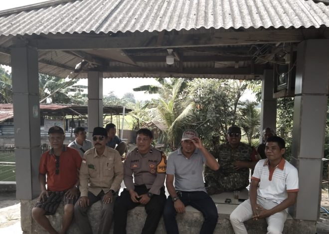 Bhabinkamtibmas Desa Rancagong Gelar Sambang dan Cooling System di Perum Griya Curug