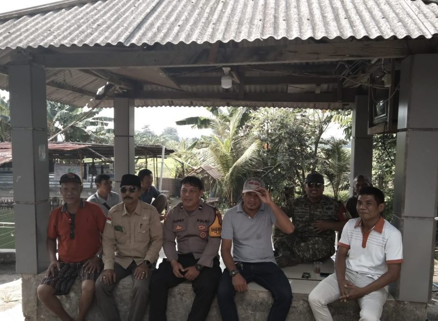 Bhabinkamtibmas Desa Rancagong Gelar Sambang dan Cooling System di Perum Griya Curug