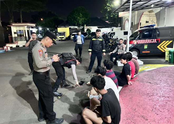 Patroli Perintis Presisi Polres Tangsel Amankan 6 Remaja di Pakujaya, Diduga Akan Tawuran