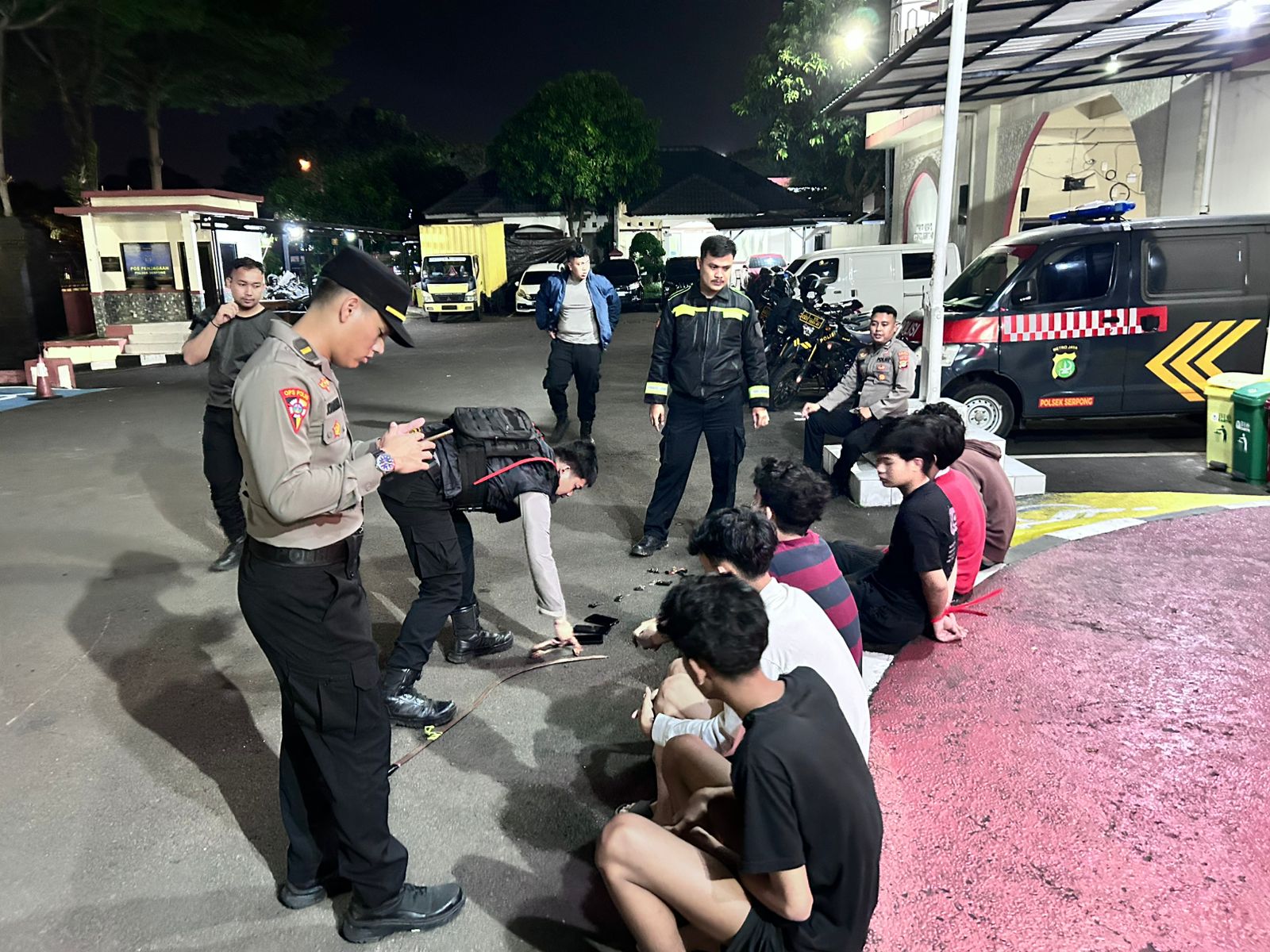 Patroli Perintis Presisi Polres Tangsel Amankan 6 Remaja di Pakujaya, Diduga Akan Tawuran