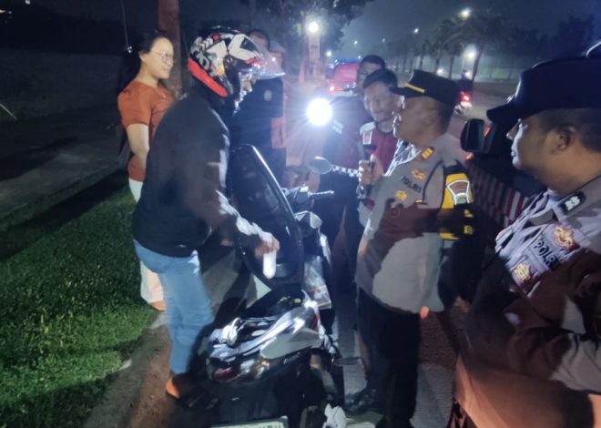 Patroli Cipta Kondisi Polsek Pondok Aren Intensifkan Antisipasi Tawuran dan Balap Liar