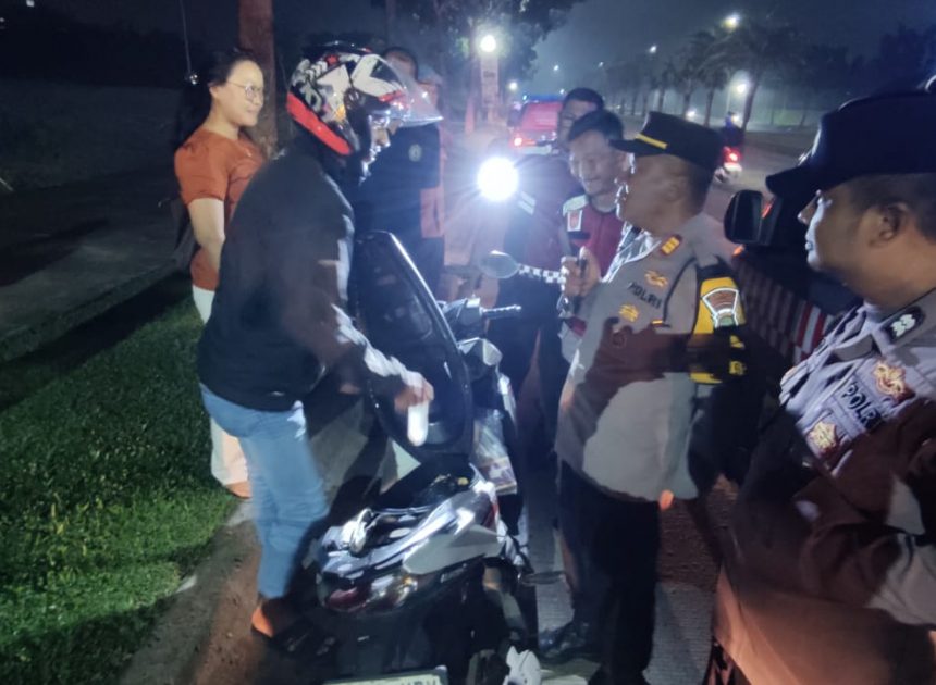 Patroli Cipta Kondisi Polsek Pondok Aren Intensifkan Antisipasi Tawuran dan Balap Liar