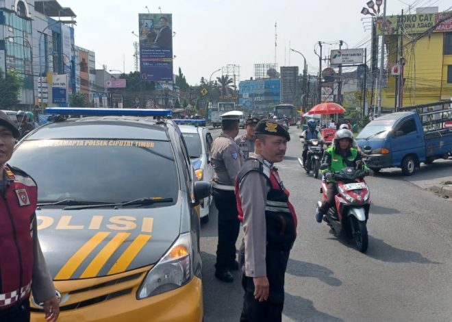 Patroli Strong Point Polsek Ciputat Timur Antisipasi Tawuran dan Kejahatan Jalanan