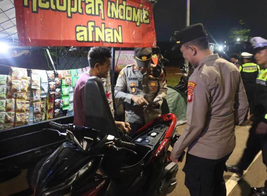 Patroli dan Razia Stasioner Polres Tangsel, Antisipasi Begal hingga Balap Liar di Sejumlah Titik Rawan
