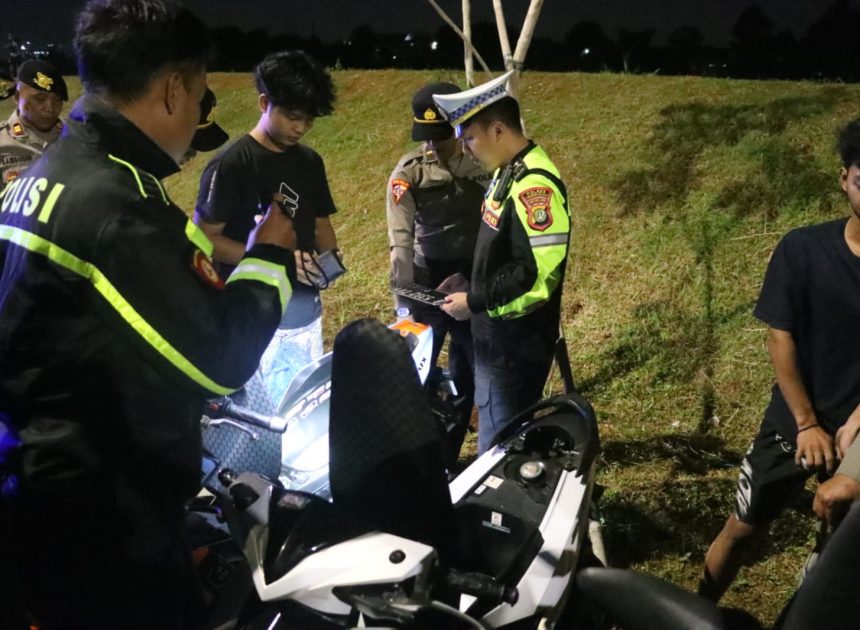 Polres Tangsel Gelar Patroli Razia Stasioner, Wujud Nyata Ciptakan Kamtibmas Yang Aman dan Kondusif 