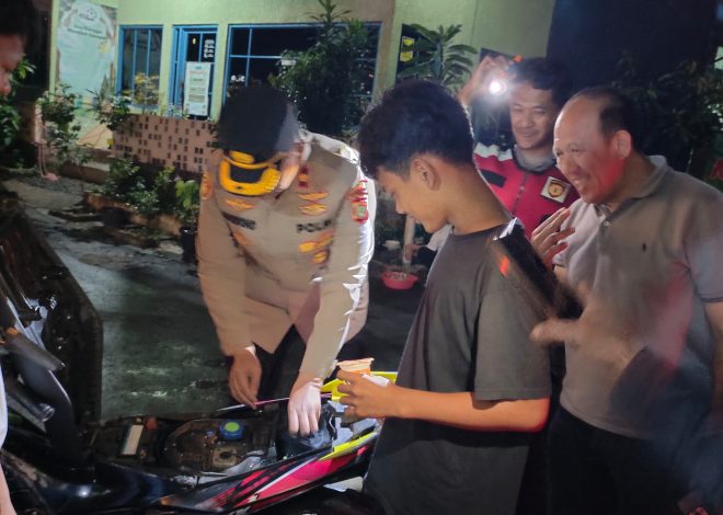 Patroli Blue Light dan Razia Stasioner Polsek Serpong, Situasi Kamtibmas Tetap Aman dan Kondusif