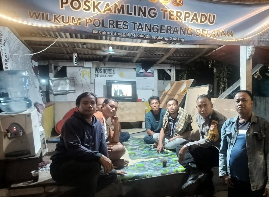 Poskamling Terpadu Aktif, Polsek Serpong Perkuat Sinergi Warga Jaga Kamtibmas Lingkungan