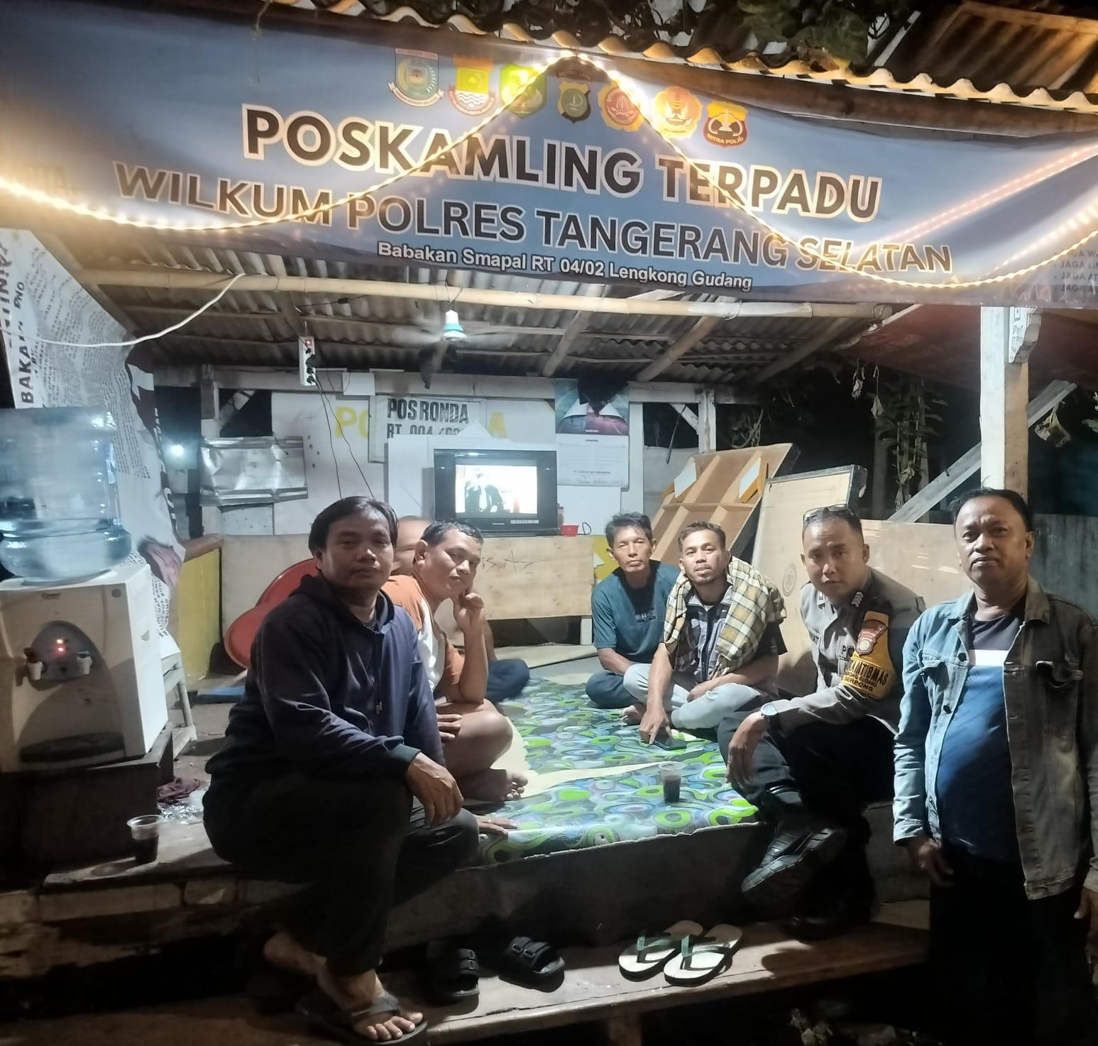 Poskamling Terpadu Aktif, Polsek Serpong Perkuat Sinergi Warga Jaga Kamtibmas Lingkungan