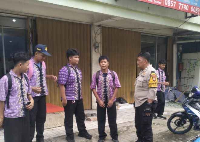 Implementasi Deklarasi CETAR, Polsek Kelapa Dua Gencarkan Edukasi Cegah Tawuran Pelajar