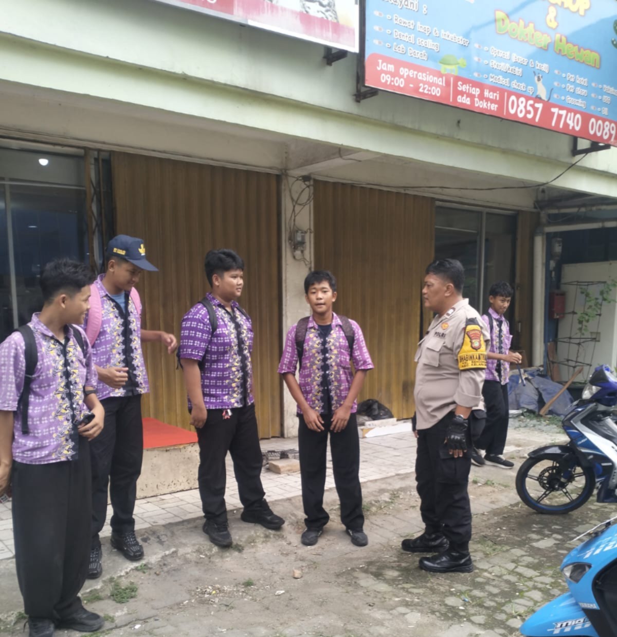 Implementasi Deklarasi CETAR, Polsek Kelapa Dua Gencarkan Edukasi Cegah Tawuran Pelajar